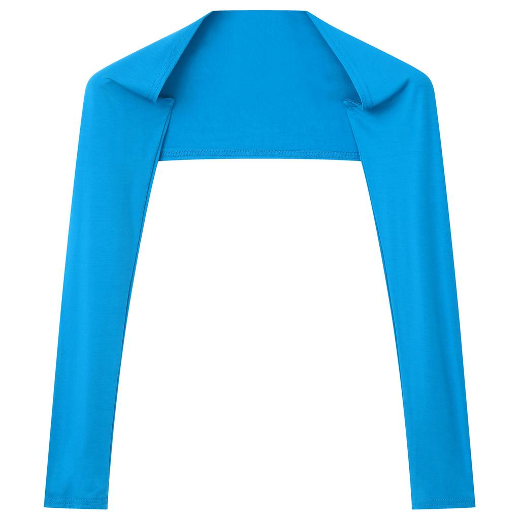 Herren Offene Vorderseite Crop Top Lässig Einfarbige Langarm Strickjacke Fitness Sport Bolero Schulterbedeckung Tops zum Zeigen des Körpers