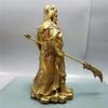 Messing Marsgott Gong Figur Schwert Er Ye Guan Yu Statue Heimdekoration Kupferhandwerk