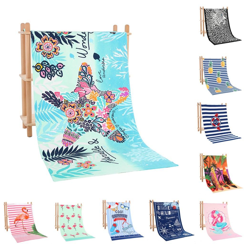 Vibrant Colorful Print Microfiber Bath Towel Ideal For Swimmers And Beach Lovers