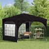Pop Up Party Tent 290 X 290 X 245 Cm Black