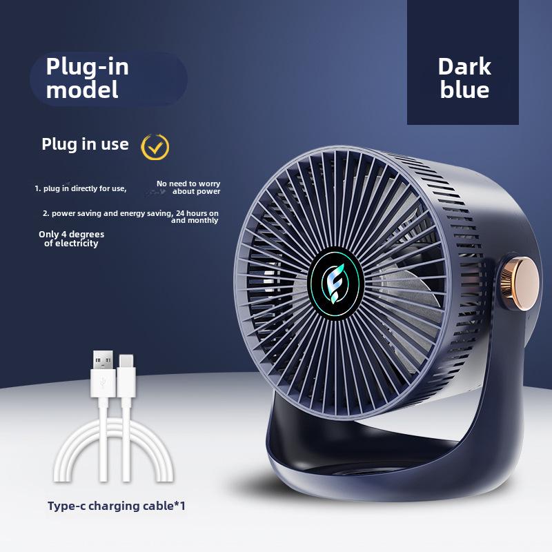 Dual-Purpose Electric Fan: Convection Circulation, Indoor/Outdoor, Rechargeable Floor & Desktop Fan