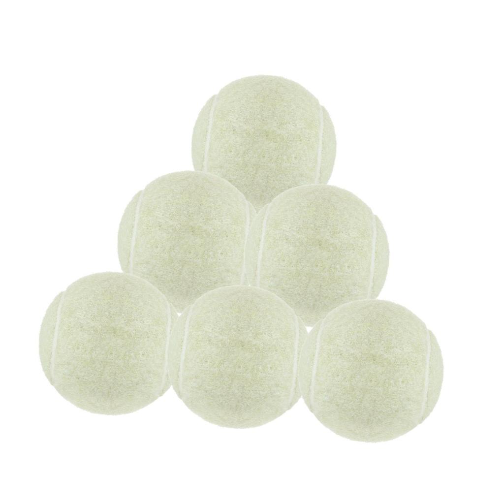 6Pcs Tennis Balls for Beginner Training for Racquet Sports Beginners Outdoor