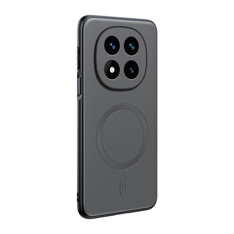 Compatible with Xiaomi Redmi Note 15 Pro vegan leather magnetic phone case, Redmi Note 14 shockproof Redmi protective case