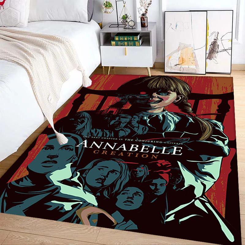 Darkness Unleashed: Annabelle's Creation carpet floor mats Doormat Room Dormitory decoration Bathroom mat