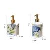 shampoo bath gel bottle Creative Painted Flower Press Soap Dispenser Travel Portable Shampoo Bottle Capacity Lotion Bottle