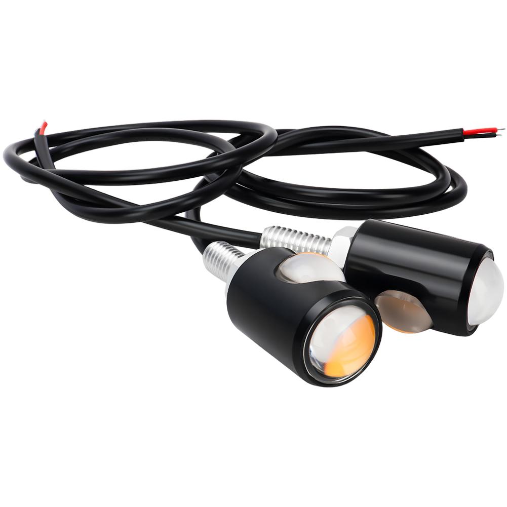 Night Rides Outdoor Use LED Blinker Light Aluminum Alloy Motorcycle Lights Car Fog Lamp Aluminum Alloy Construction