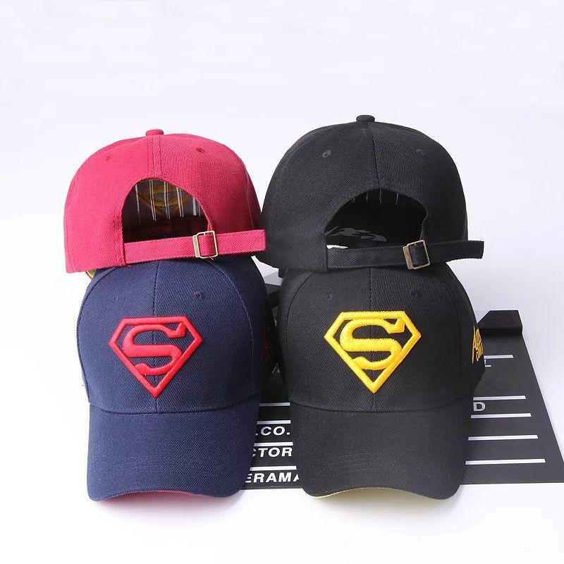 Luxurious Super Hero Cap Superman Snapback Embroidery Hat Unisex Steampunk Design