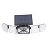 LED Solar Outdoor Street Light 5 Flexible Head IP65 Waterproof 3 Working Modes Remote Control Solar