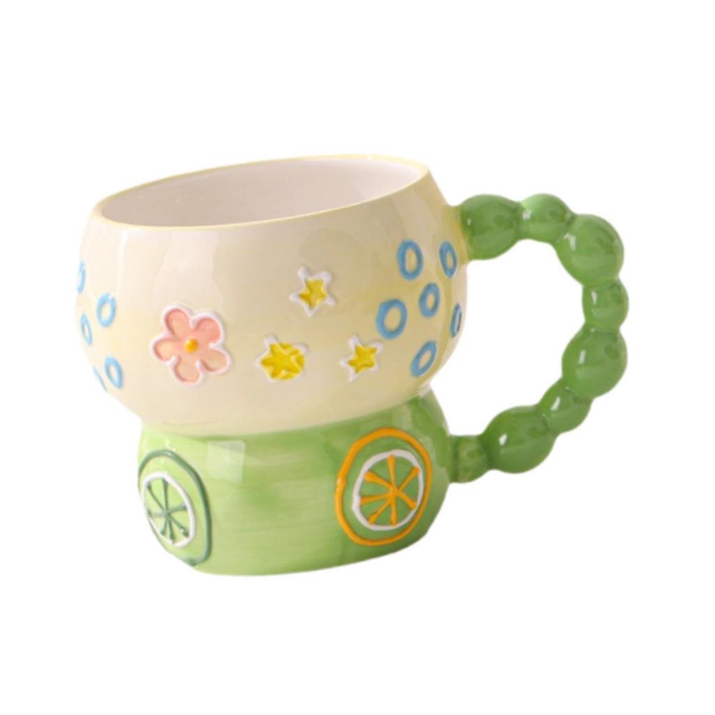 Porcelánový hrnek na kávu, hrnek na cereálie pro domácí kuchyni, pohár na vodu, hrnek na ovesnou kaši, snídaňový hrnek na čaj, ovoce, latte, kávu, mléko