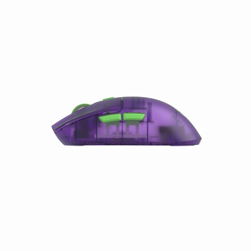 Edifier HECATE G3M PRO Gaming Bluetooth Connection 6 Lightweight PAW3395 Clear Purple Japanese Mouse, Wireless, 2.4Ghz, Wired, 3-Type Support,