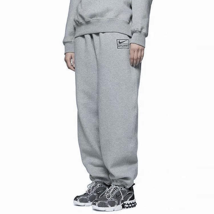 Nike x Stussy Sweatpants Grey Unisex Bottoms DJ9491-063