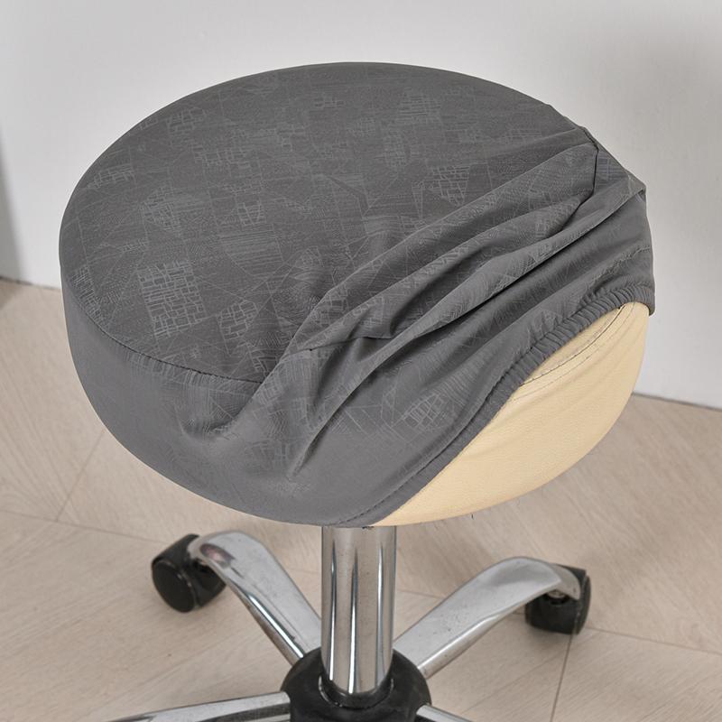 Stool Cover Round Bar Stool Cover Waterproof Chair Slipcover With Elastic Cushion Round Bar Stool Seat Cover For Bar Round Chair