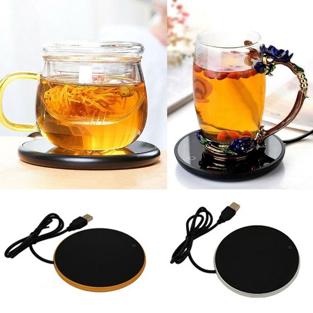 USB Powered USB Cup Warmer 55°C Constant Tea Warmer Pad Coffee Heating Pad Kitchen Counter