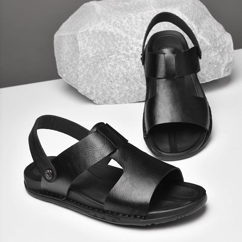 Outdoor Comfortable Beach Sandals Fashion Casual Shoes New Summer Sneakers Men's Hollow Out Sandals Lightweight Male Mesh Flats