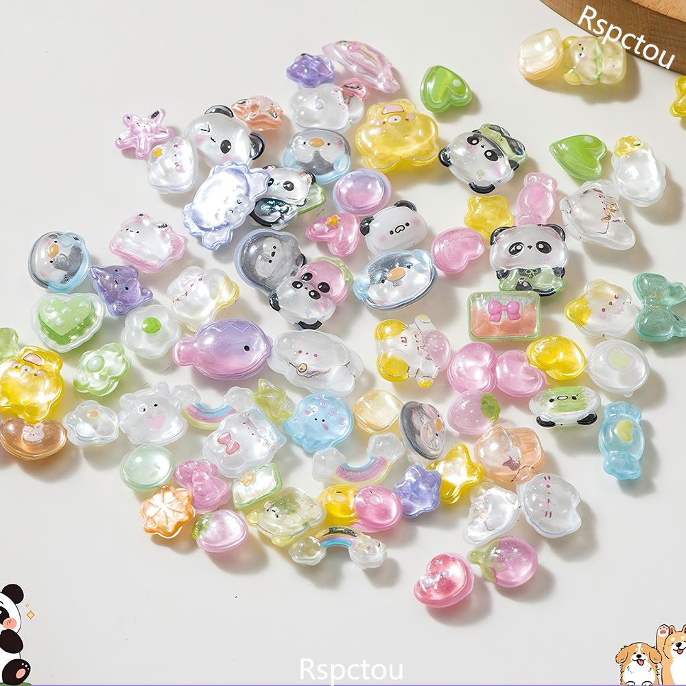 Cute Panda Rabbit Bear 3D Bubble Stickers Animal Decoration Decals Toys Kawaii Party Favor Decor Reward Stickers Gift