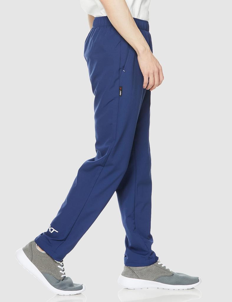Mizuno Move Cross Estate Size Easy To Move Slim Fit N-XT Pants, Men's, Blue/White, XL, 32JDA220, Moisture-Wicking, Quick-Drying, In,