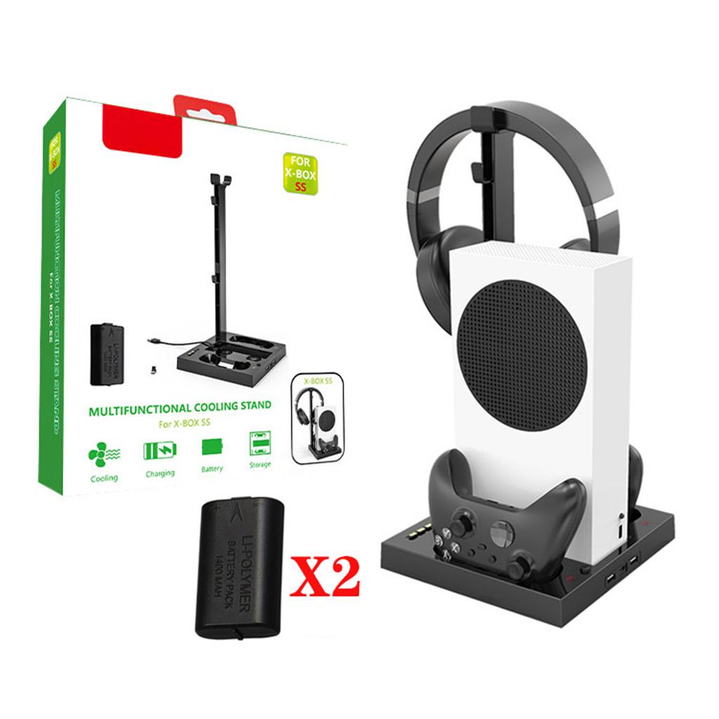 Verbesserte vertikale Ladestation mit Lüftern, kompatibel mit Xbox Series S, tolle Leistung