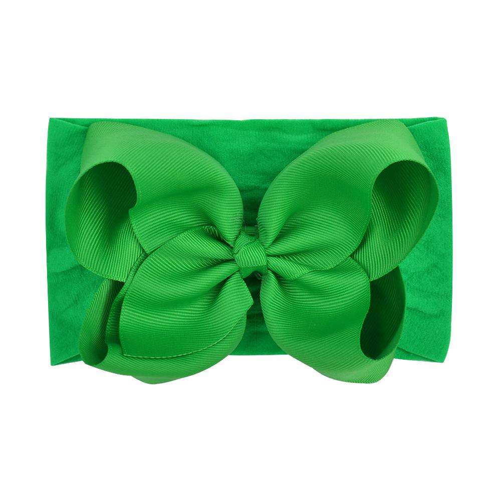 

1 шт., твердые большие детские банты, повязка на голову в виде тюрбана для детей, девочек, ручная работа, головной убор для новорожденных, аксессуары для волос