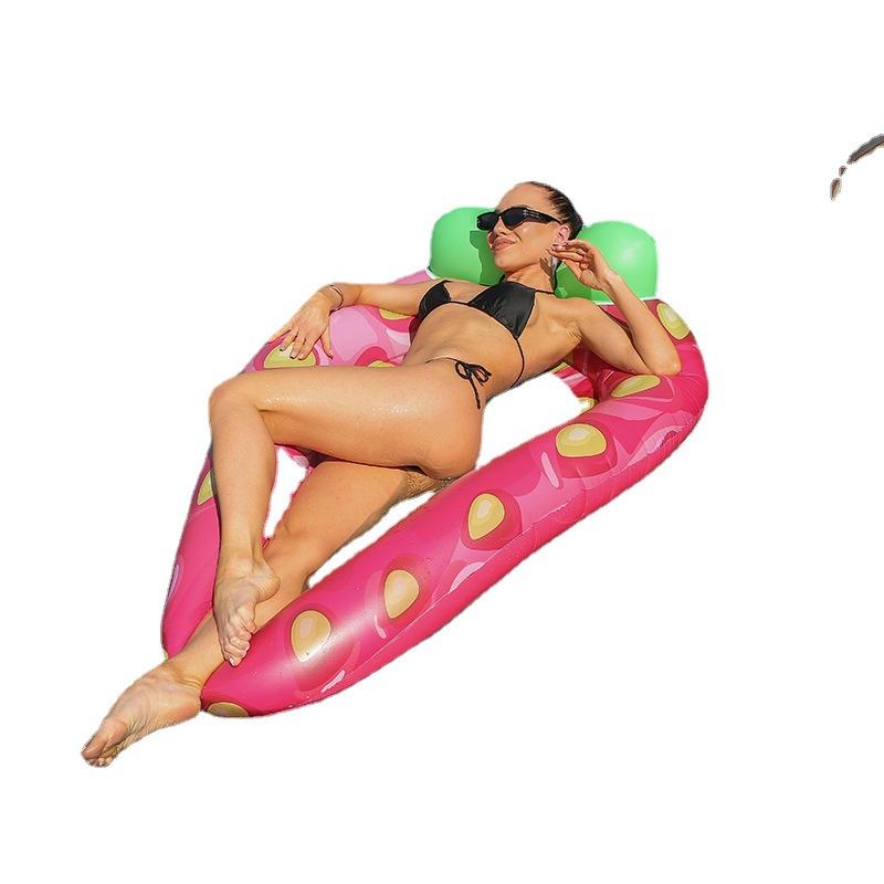 

Клубничный ремень сетка гамак взрослая вода кресло кресло сетка красная фотофотография реквизит большой сетчатый карман плавающий