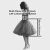 Gelber superflauschiger Tutu-Rock im Prinzessinnenstil – weicher weißer Mesh-Polyester-Gaze-Rock
