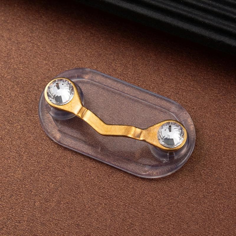 Magnetischer Brillenhalter für Sonnenbrillen Abzeichen Hängender Headset-Anstecker Langlebiger Haken Mehrzweck-Magnetclip Für Brillen Abzeichen
