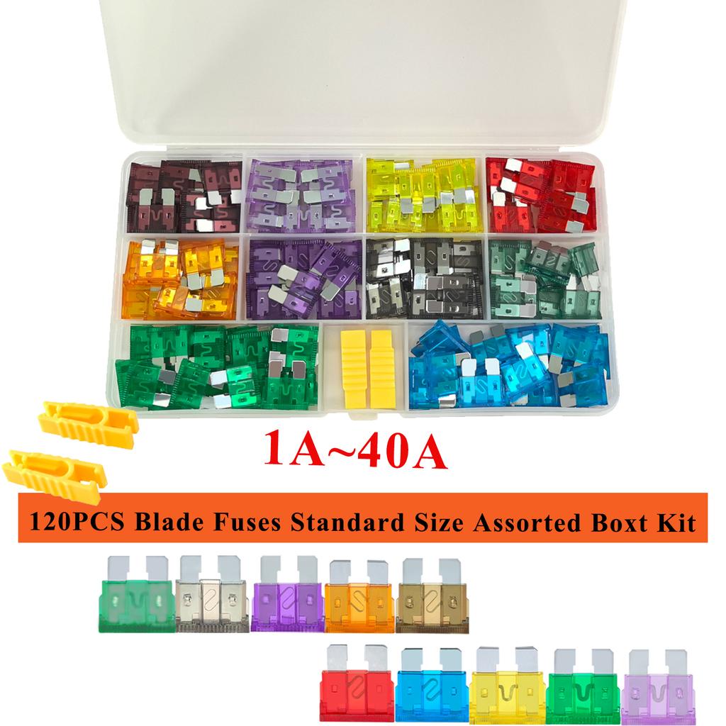5Pcs 14 AWG Inline Fuse Holder Kit Waterproof 12V Automotive Blade Fuse 15A Fuses for Car Boat Marine RV Truck 12V Relay Harness