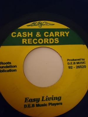 7inch Record DENNIS BROWN - Life's Worth Living NONE Cash & Carry Re Jamaica Reggae, Ska & Dub Used