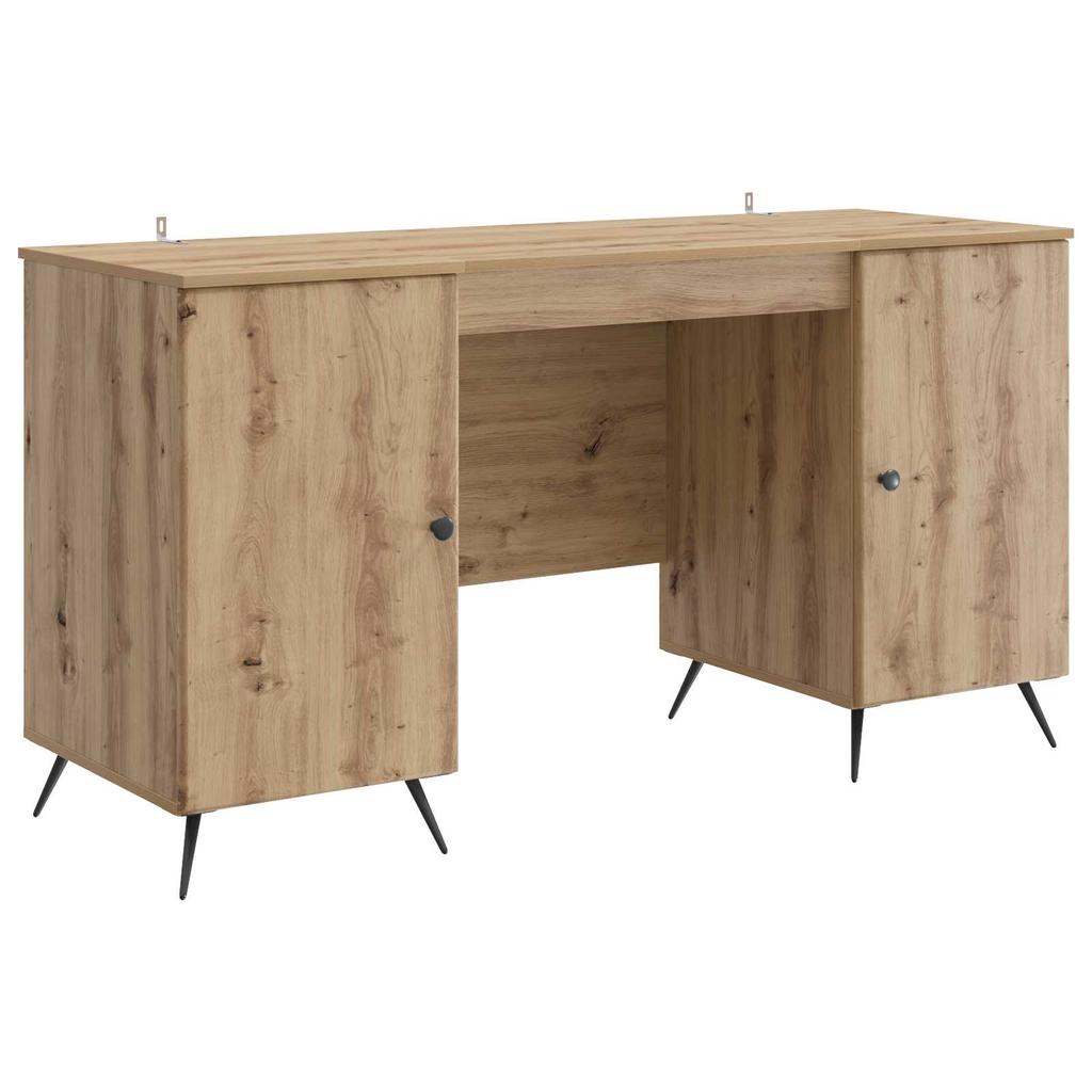 Artisan Oak Desk 142.5 x 50 x 75 cm Particleboard