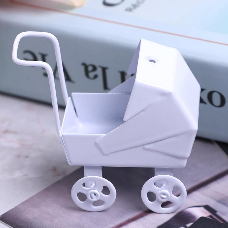 Baby Stroller Pram Model Kids Toy Diy Miniature Dollhouse Furniture Accessories