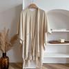 Women S White Fringed Hollow Out Shawl Versatile Air Conditioner Cape