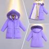 Children's Fashionable Cotton-padded Clothes with Fleece and Thickened Cotton-padded Jackets, Girls' Casual Down Cotton-padded Clothes