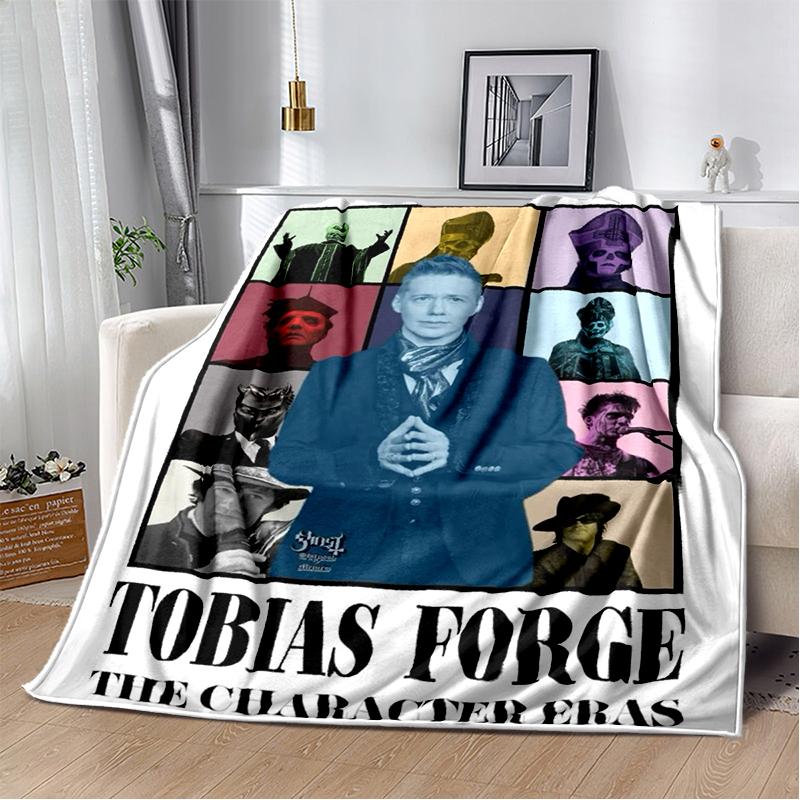 29 Stil Ghost Band Papa Emeritus Heavy Metal Dunkel Weiche Plüschdecke, Flanell Überwurfdecke für Wohnzimmer Schlafzimmer Bett Sofa