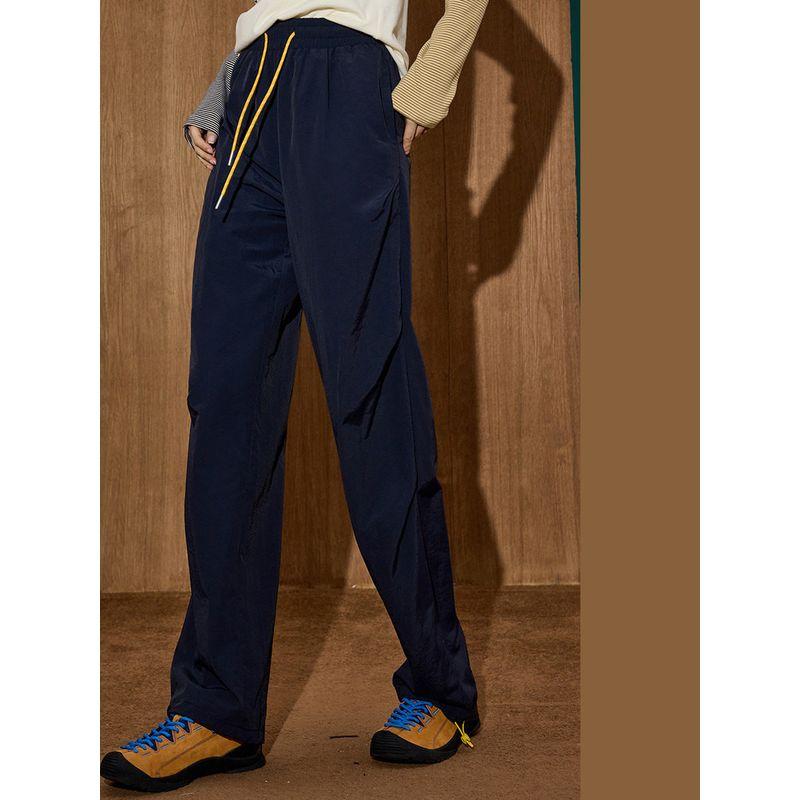 Coolhut2025 Autum Women's Fashionable American Retro Loose and Versatile Casual Pants