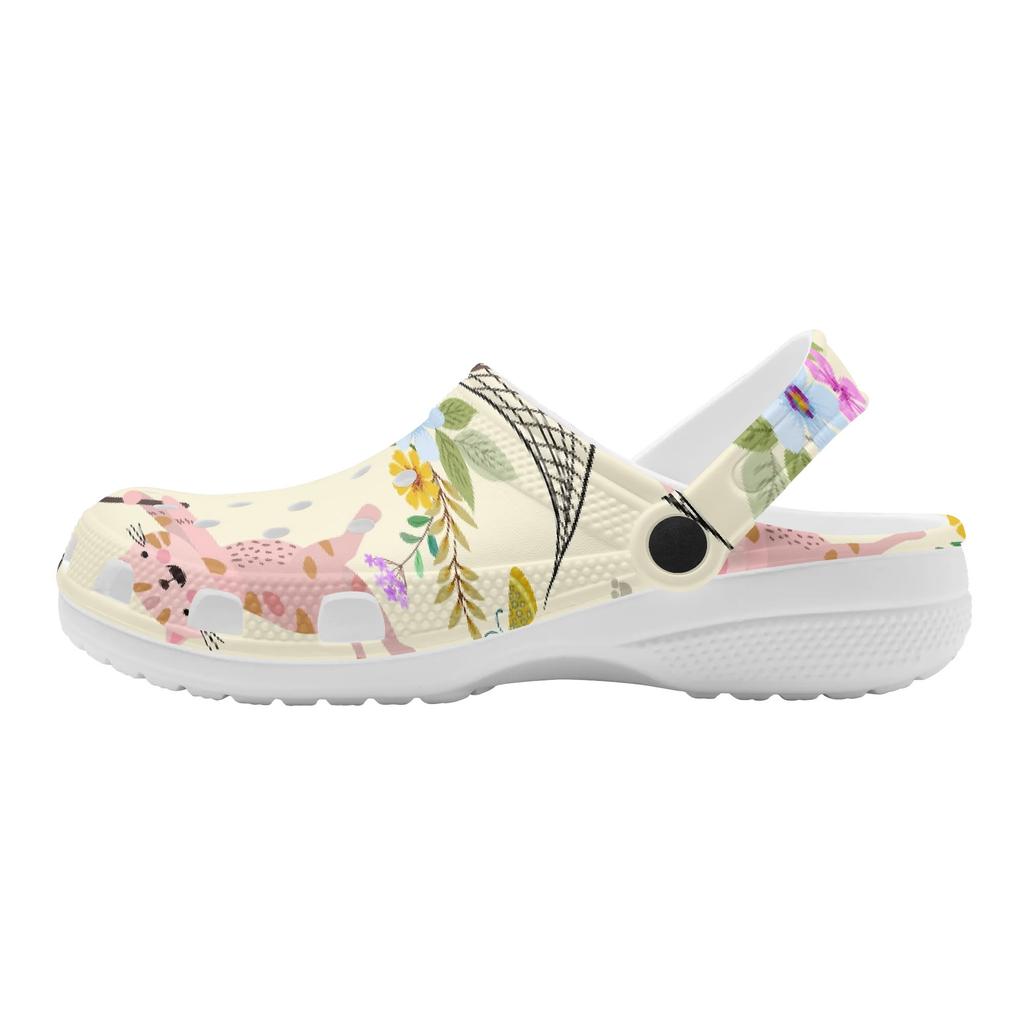 Colorful Printed EVA Clogs Women Men Quick Dry Lightweight Slip On Casual Shoes Soft Sole Summer Sandals Indoor Outdoor Wear