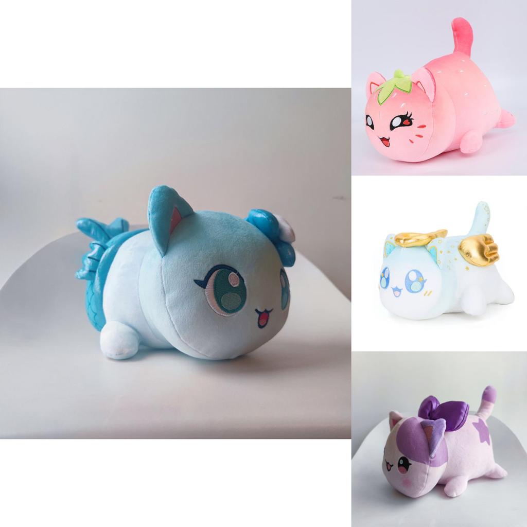 Cute Aphmau Cat Plush Toy Soft And Luminous Stuffed Pillow For Fans Collectors And Kids