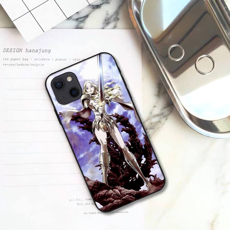 Claymore Anime Phone Case For iPhone 11 12 Mini 13 14 Pro XS Max X 8 7 6s Plus 5 SE XR Shell