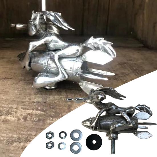 

Изысканная передняя фигурка, устойчивая к падению, украшение в реалистичном стиле серебряный