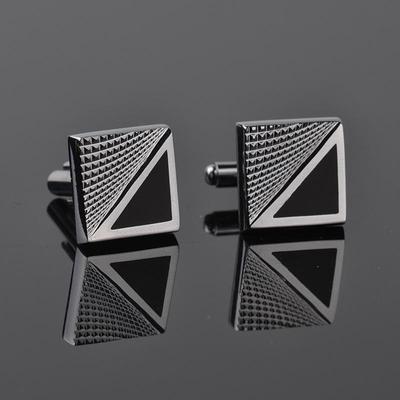 Fashion Accessories Simple Fashion Men's French Shirt Personalized Twill Plaid Cufflinks Accessories