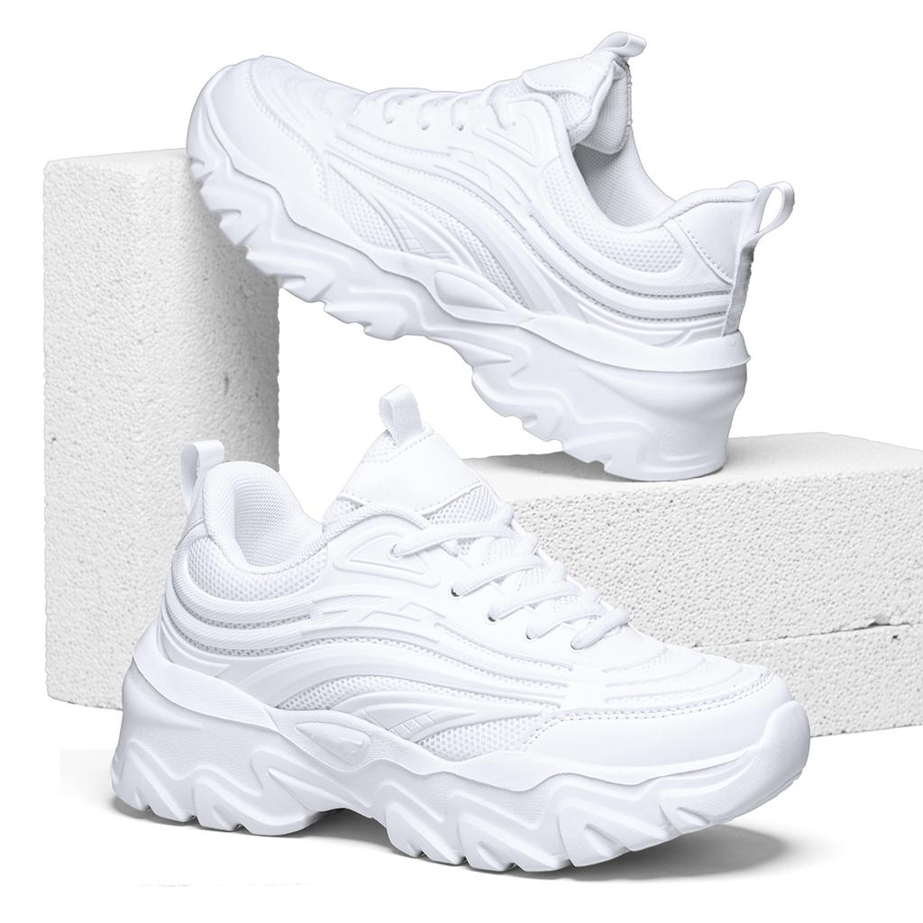 TUINANLE New Arrival: Stylish, Versatile Couple's Sneakers – Dad Shoes, Plus Sizes, Comfortable, Thick-Soled Sneakers, Sizes 35–46