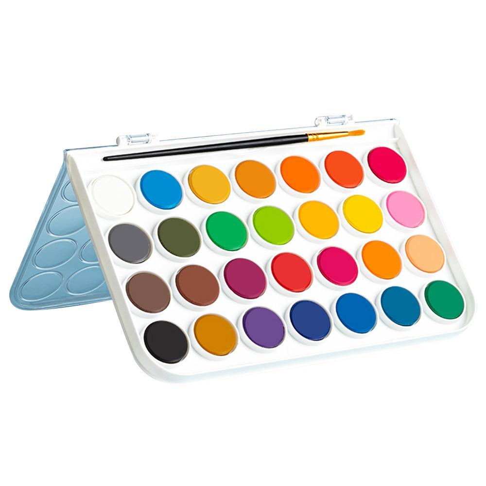 12/16/28/36/48 Colors With Water Brush Pen Watercolor Paint Set  Drawing Art Paint Supplies