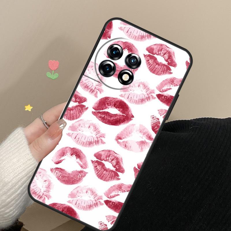 Sexy Red Lips Case For OnePlus 10 Pro 8T 10T 15 13 12 11 13T 13R 12R Nord CE 5 2 3 4 Lite N20 N30 Cover