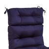 Outdoor Seat Back Chair Cushion Soft Yard Outside Balcony Patio Furniture Garden with Ties High Back Chair Cushion Chair Pad