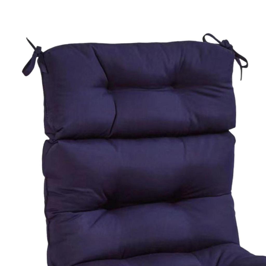 Outdoor Seat Back Chair Cushion Soft Yard Outside Balcony Patio Furniture Garden with Ties High Back Chair Cushion Chair Pad
