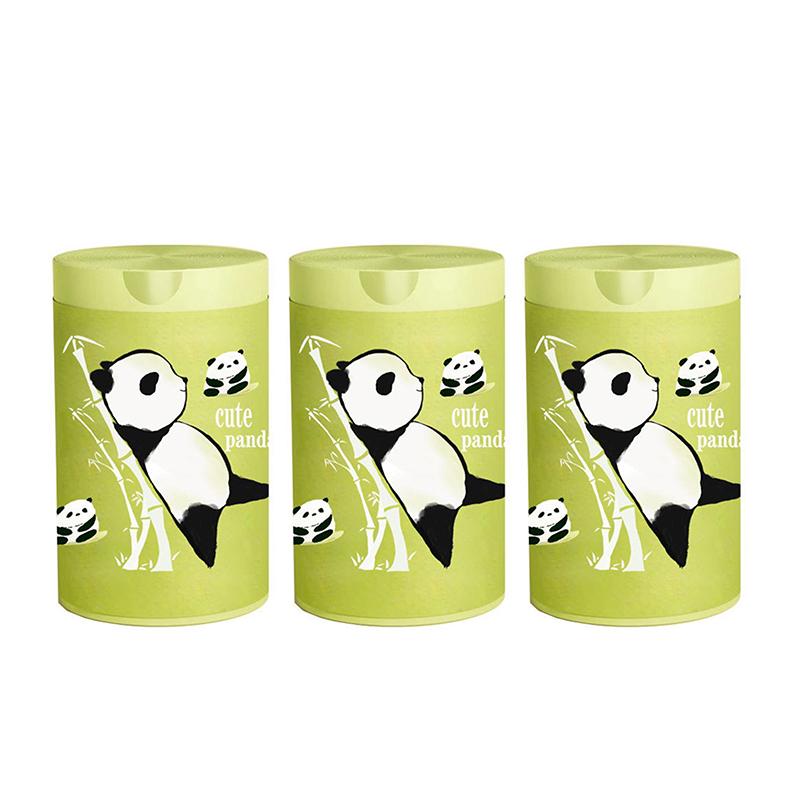 

1/3 рулона утолщенный кухонный мешок для мусора с завязкой, одноразовый мешок для мусора с принтом панды, переносной пластиковый пакет с застежкой
