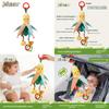Corn Baby Teething Toy With Rattle And Sensory Stimulus For Infant Car Seat And Bed Decor