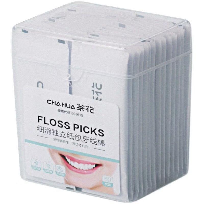 CHAHUA Smooth Individually Wrapped Dental Floss Picks