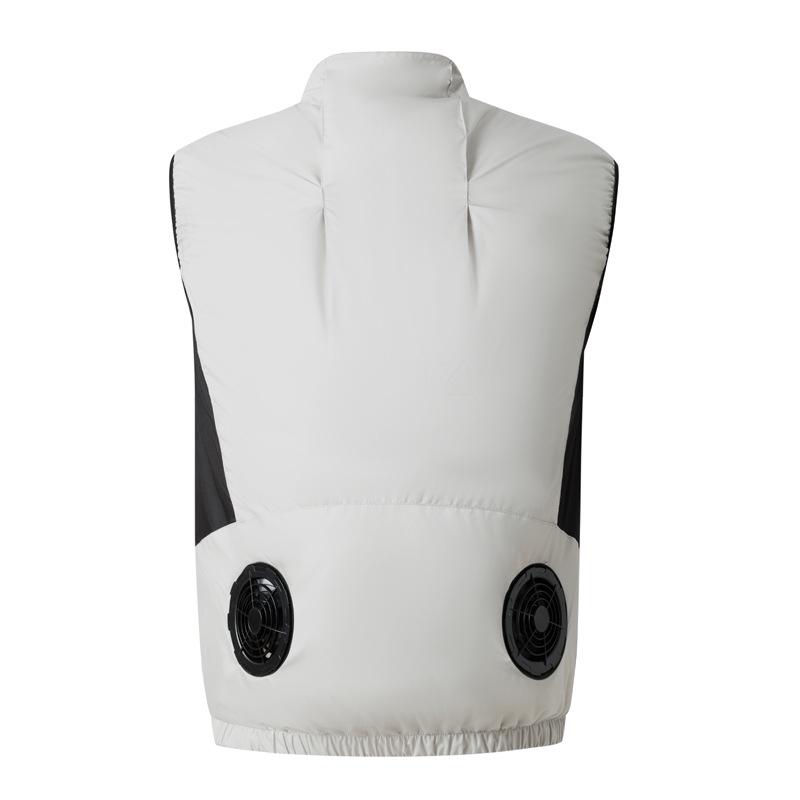 Kühlweste Ärmellos Klimaanzug für Sommer Outdoor-Arbeit und Angeln – Hitzschlagprävention