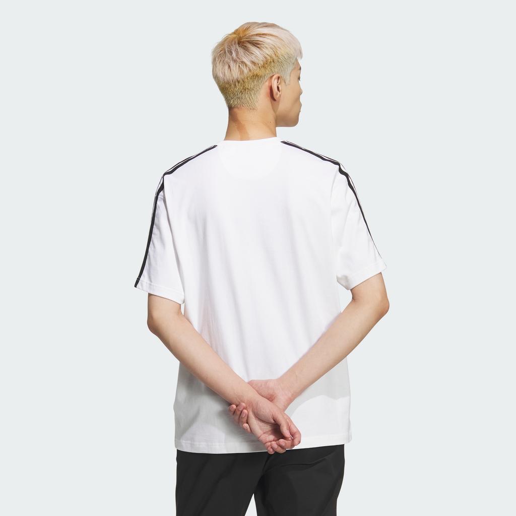 ADIDAS Essential Plus Loose Fit 3-Stripe Single Jersey Short Sleeve T-Shirt Kf3739
