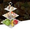 2/3 Katlı Cupcake Standı Servis Standı Tatlı Kulesi Meyve Tepsisi Çay Partisi Bebek Partisi Düğün Noel Partisi İçin