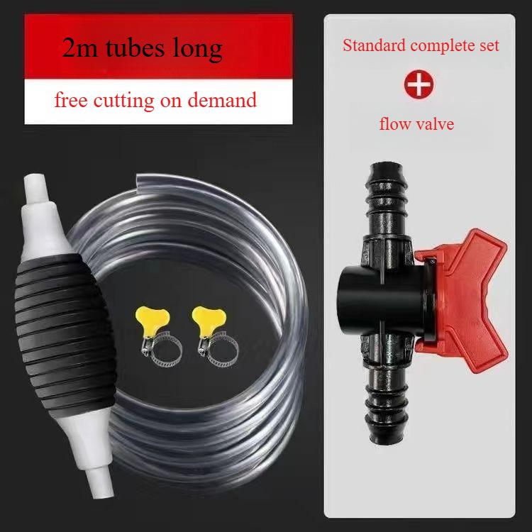 1.5/2/3 Meter Handy Manual Gas Oil Pump Durable for Car Liquid Gasoline Tuning Fuel Transfer Tank Injector Suction Pipe Tool
